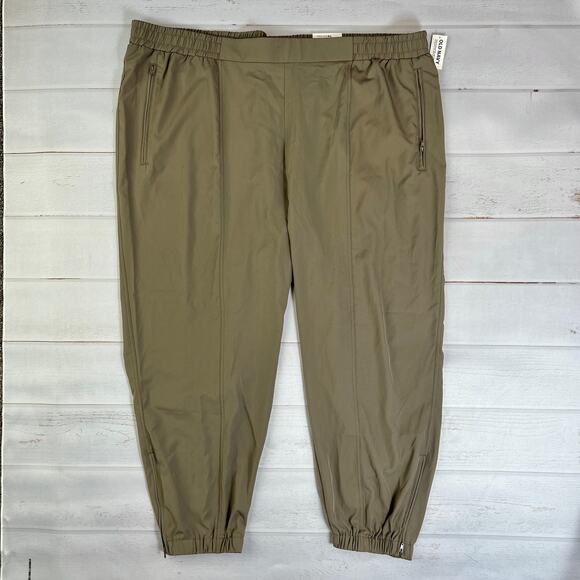 Old Navy Extra High Waisted Track Pant Women 3X Lot Zip Pockets Ankle Zip Jogger - Picture 4 of 12